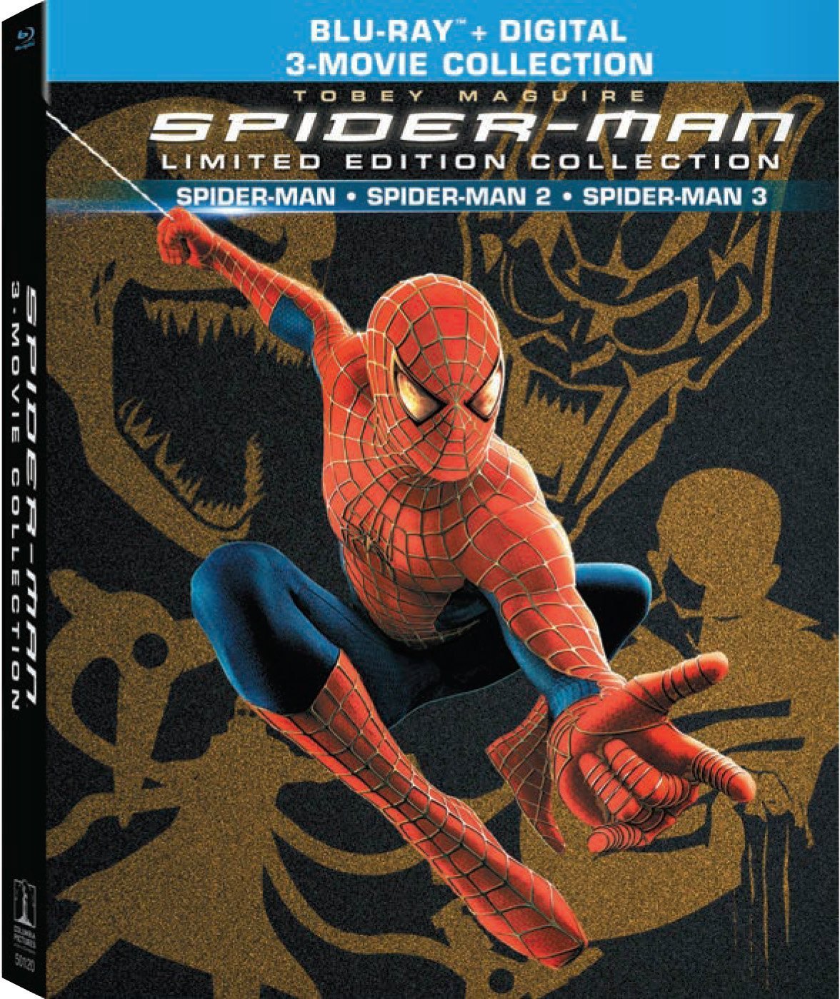 Spider Man 3 Movie Collection Blu Ray fílmico