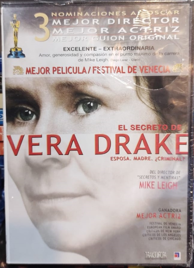 Vera Drake (El Secreto de Vera Drake) DVD – fílmico - Pelicula El Secreto De Vera Drake
