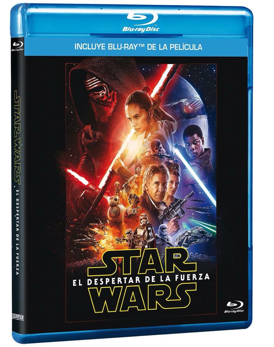 Star Wars: Episode VII – The Force Awakens Blu-Ray + DVD (incluye  Slipcover) – fílmico