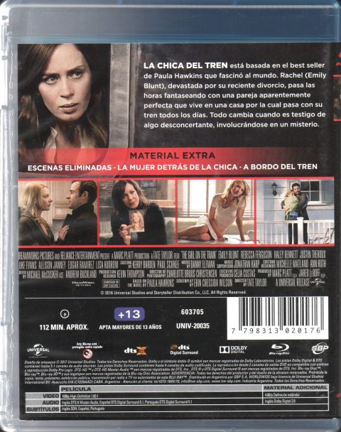 The Girl on the Train (La Chica del Tren) Blu-ray