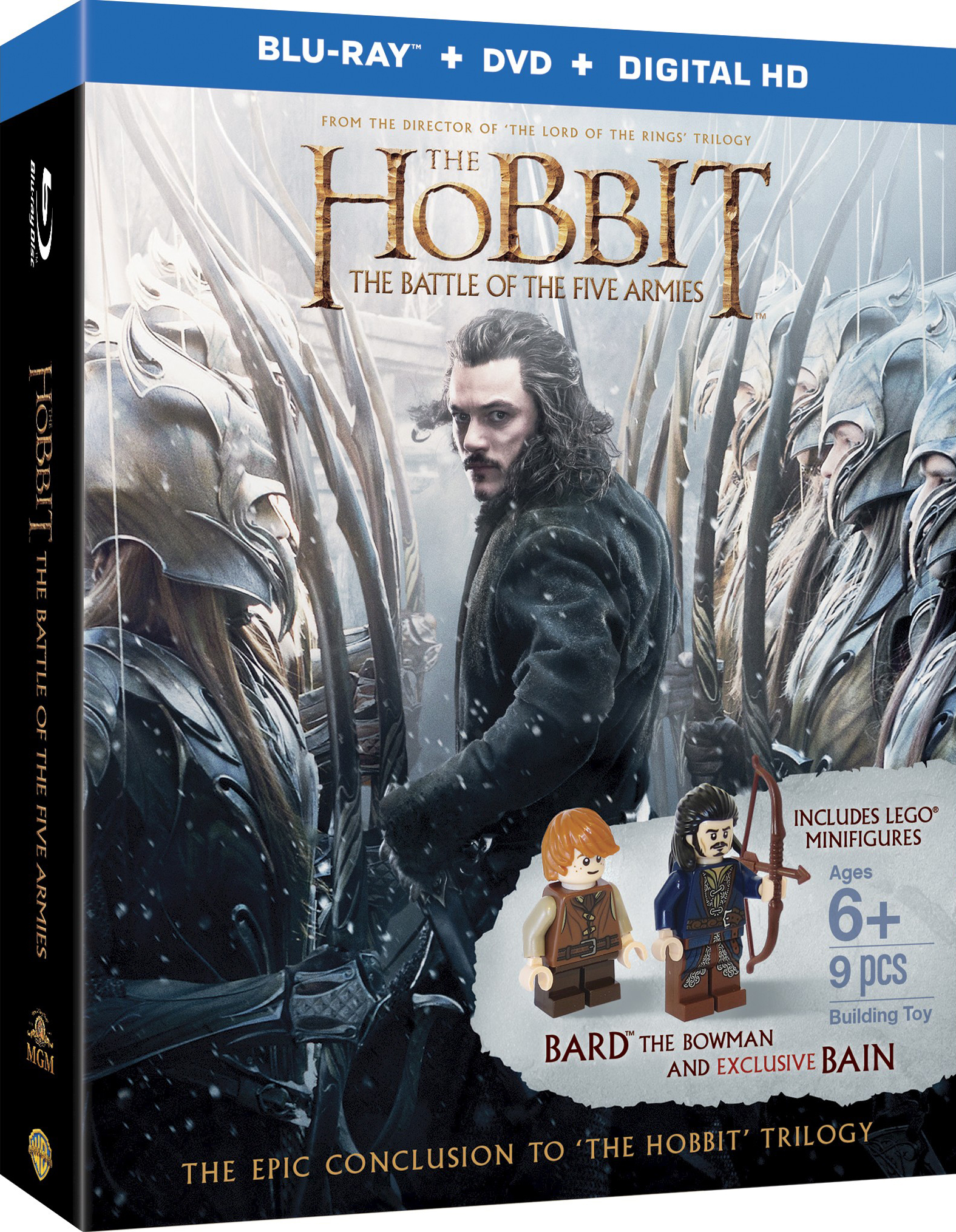 The Hobbit: The Battle of the Five Armies Blu-Ray (Incluye figuras Lego)