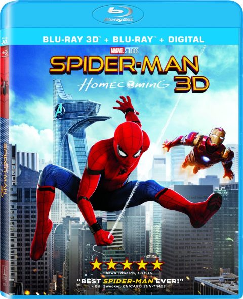 Spider-Man: Homecoming 3D Blu-Ray
