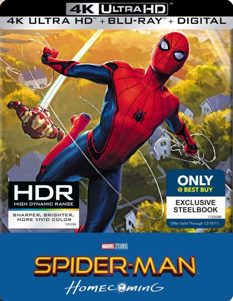 Spider-Man: Homecoming UHD4K + Blu-Ray (SteelBook)