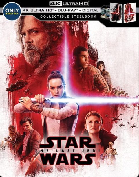 Star Wars: Episode VIII - The Last Jedi UHD4K + Blu-Ray (Exclusive SteelBook)