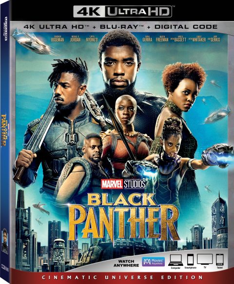 [USADO] Black Panther UHD4K + Blu-Ray (Cinematic Universe Edition) (Incluye Slipcover)