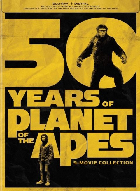 213673_front 50 Years of the Planet of the Apes: 9-Movie Collection Blu-ray