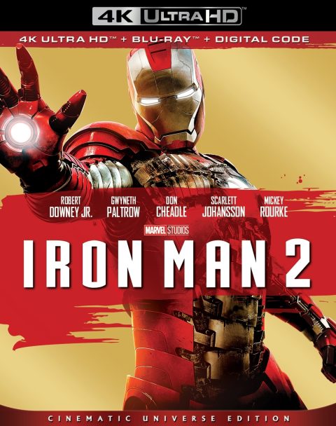 [USADO] Iron Man 2 UHD4K + Blu-Ray (Cinematic Universe Edition) (Incluye Slipcover)