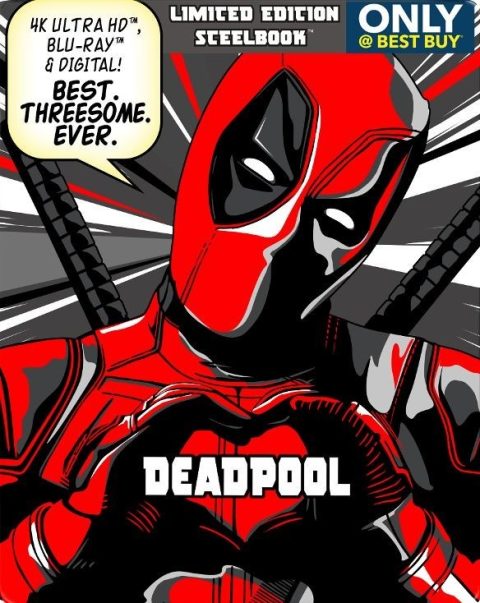0101010101 Deadpool UHD4K + Blu-Ray (Best Buy Exclusive SteelBook)