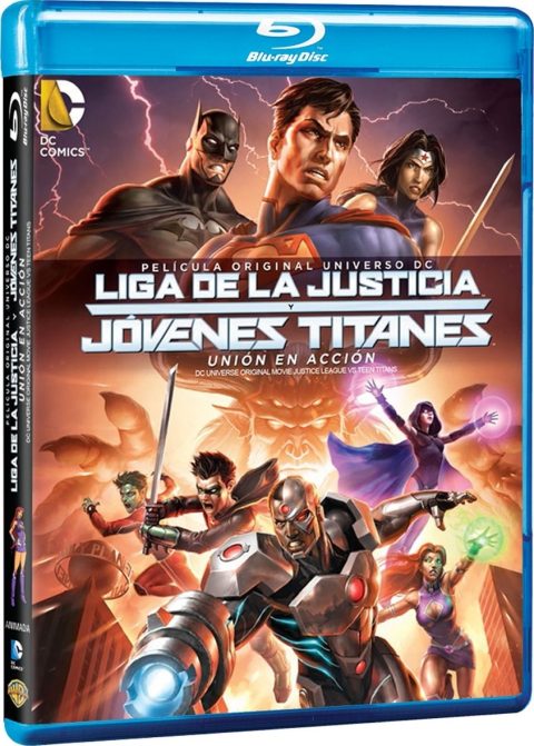 22 Liga de la Justicia y Jóvenes Titanes: Unión en Acción Blu-Ray
