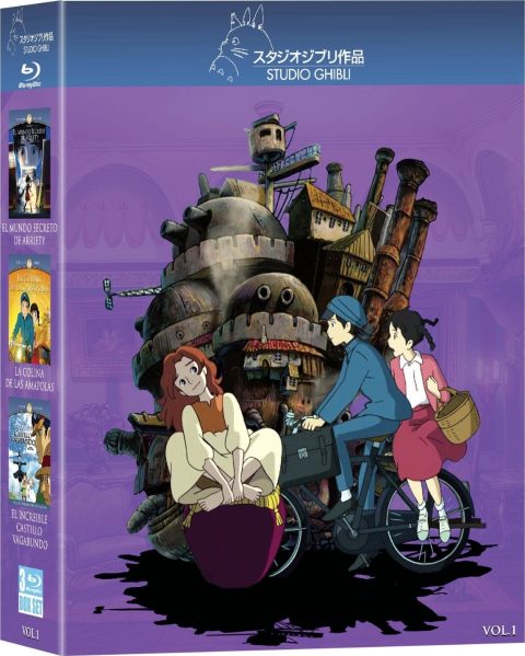 Studio Ghibli Boxset Vol. 1 Blu-Ray [El Increíble Castillo Vagabundo / El Mundo Secreto de Arriety / La Colina de las Amapolas]