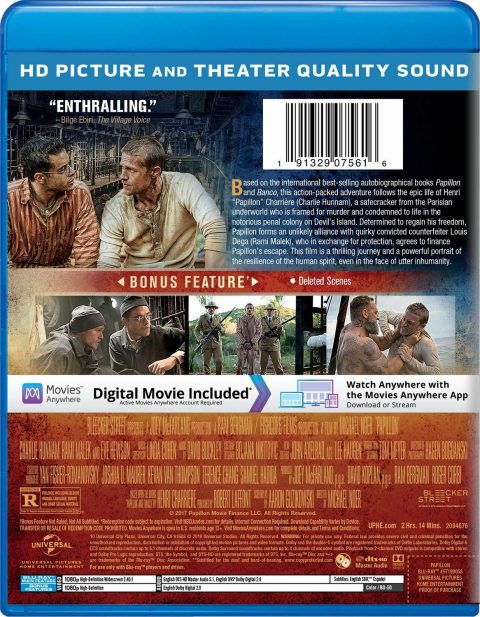 [USADO] Papillon (2017) Blu-Ray
