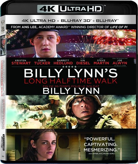 3 Billy Lynn's Long Halftime Walk UHD4K + 3D Blu-Ray