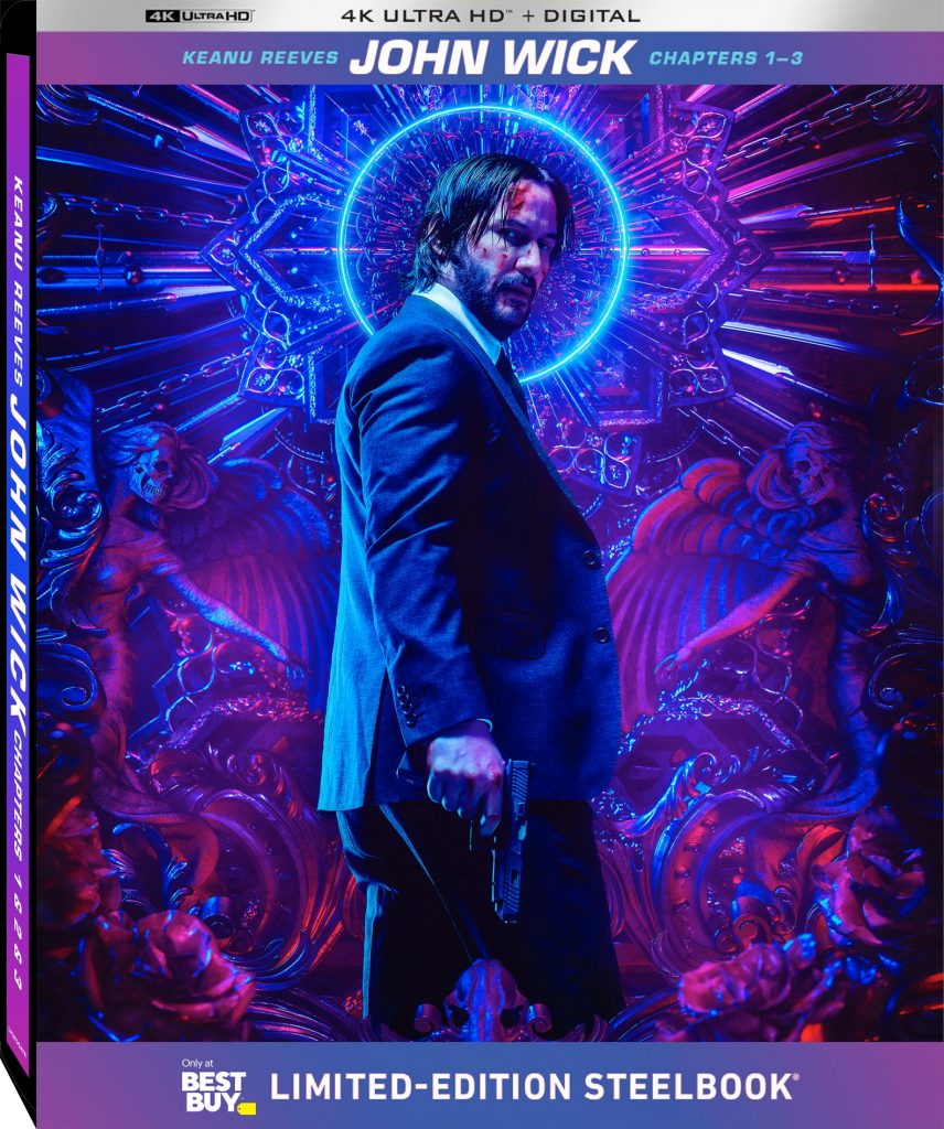 John Wick Chapters 13 UHD4K (Best Buy Exclusive SteelBook) fílmico