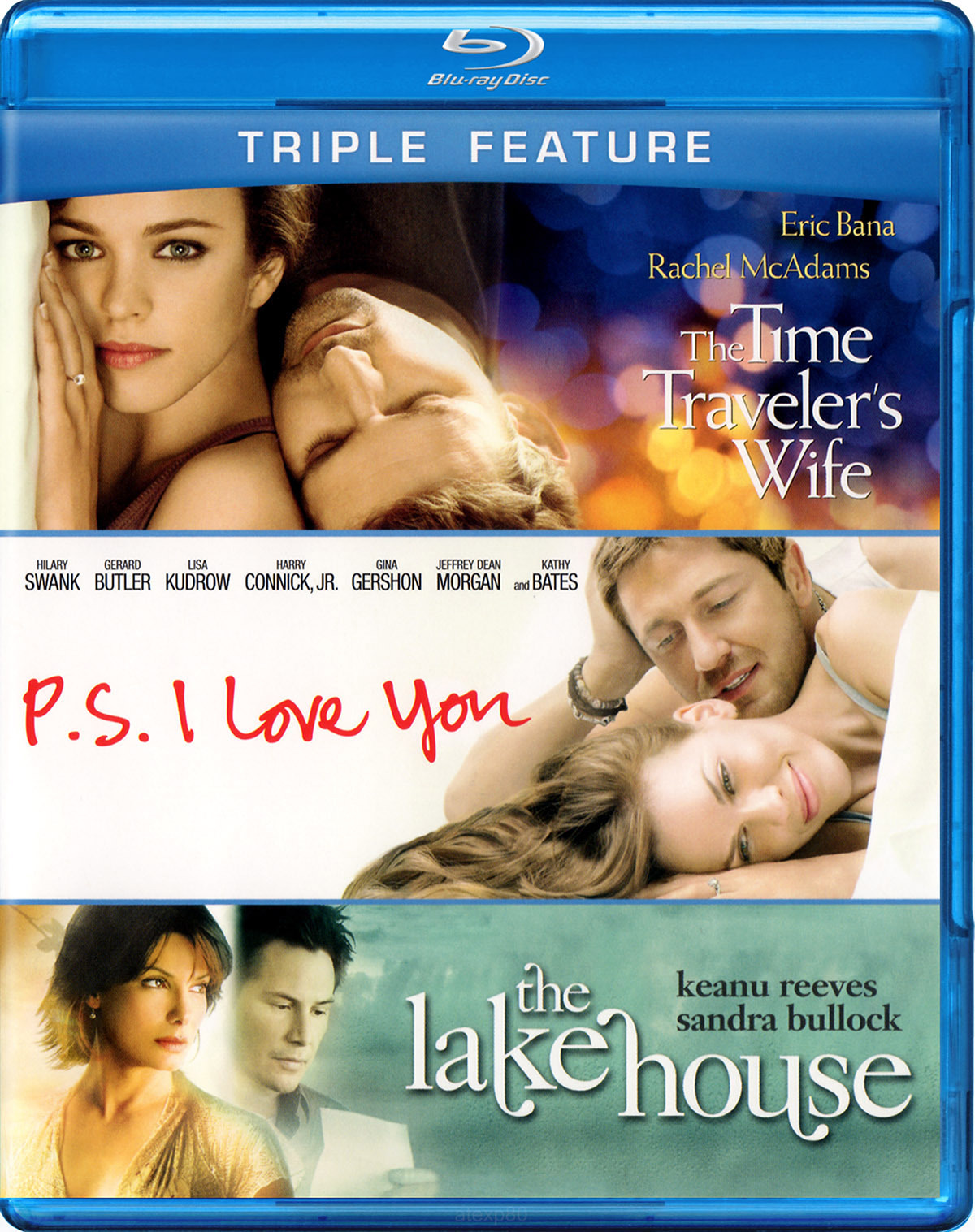 The Time Traveler's Wife / P.S. I Love You / The Lake House Blu-Ray