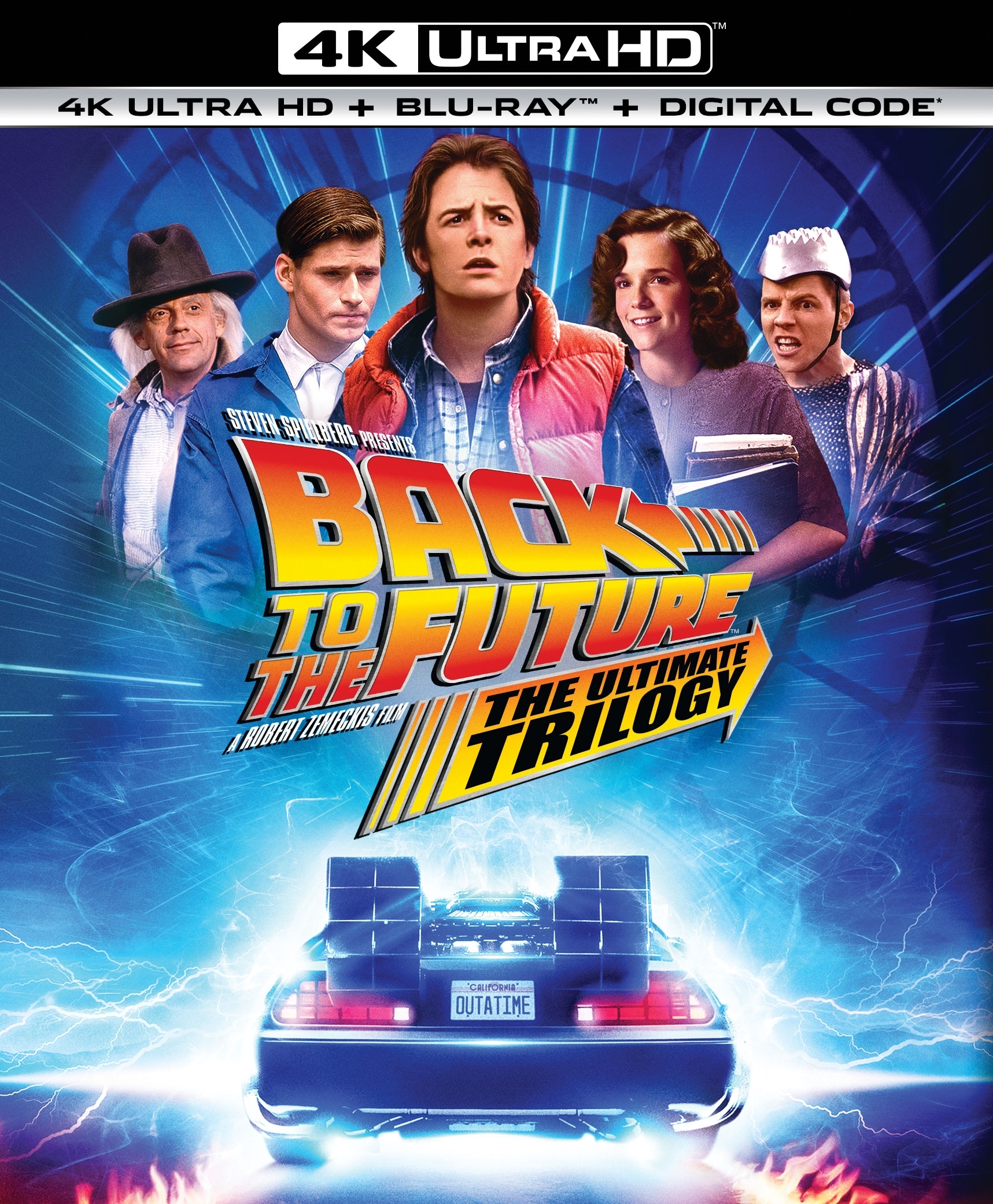 Back to the Future The Ultimate Trilogy 4K BluRay fílmico