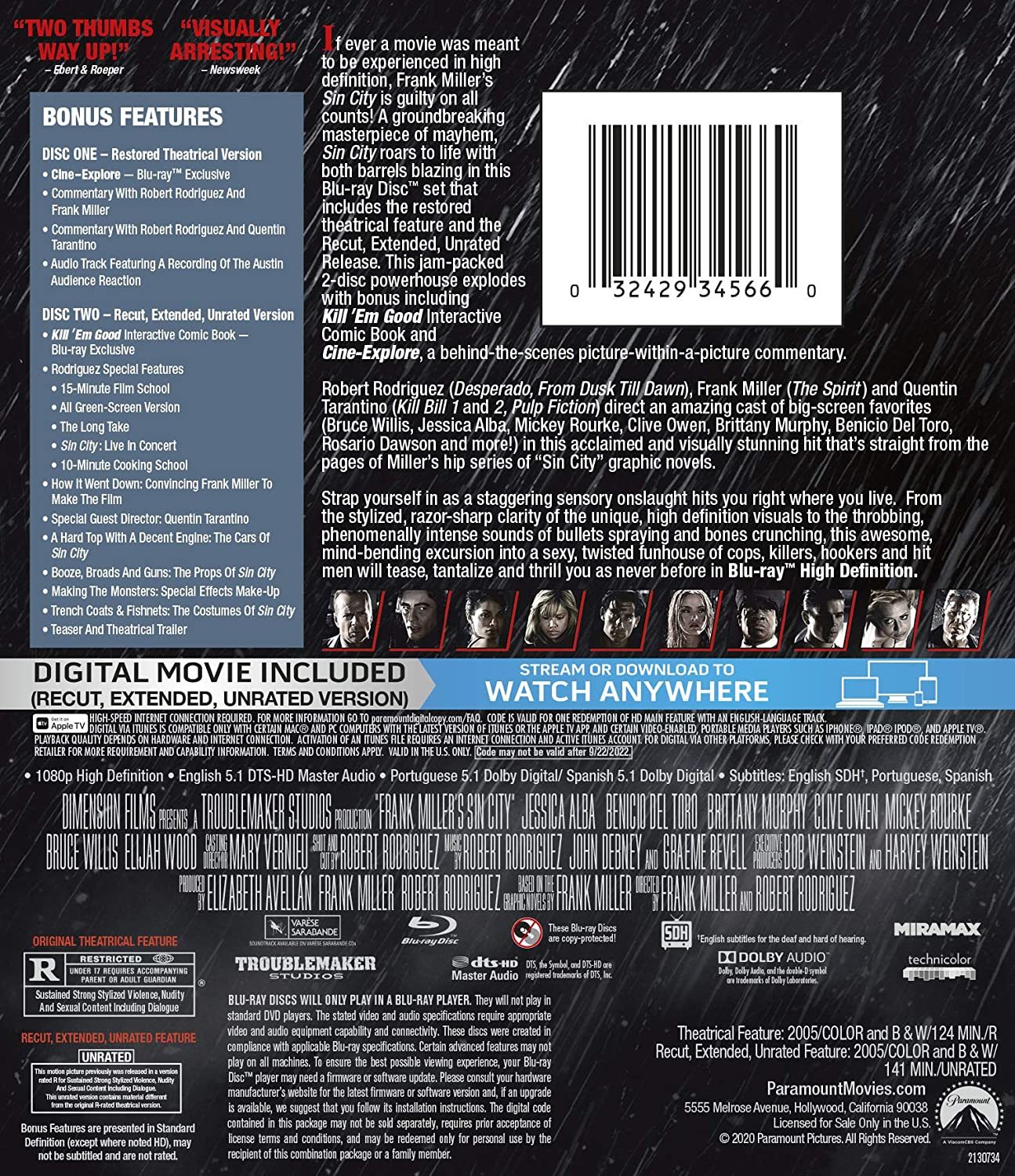 Frank Miller's Sin City Blu-Ray - Imagen 2