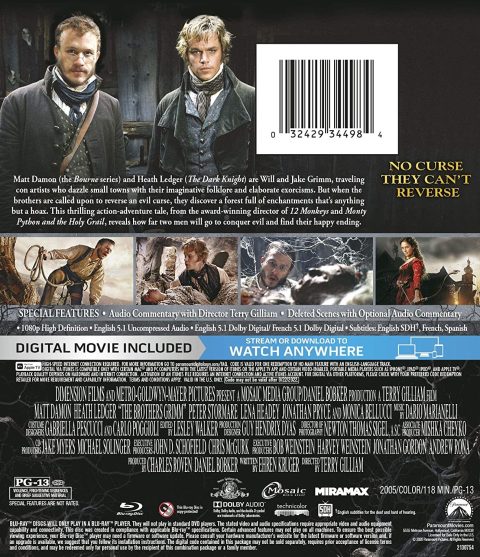 The Brothers Grimm Blu-Ray