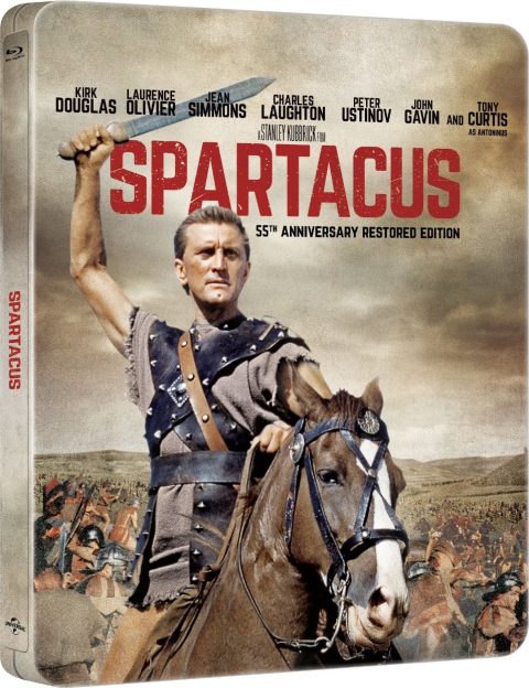 [USADO] Spartacus 55th Anniversary Blu-Ray (Steelbook) (IT) (Sin J-Card)