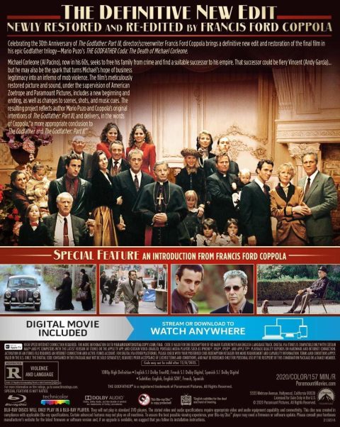 276218_back The Godfather, Coda: The Death of Michael Corleone Blu-Ray