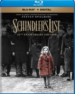 Schindler’s List Blu-Ray (25th Anniversary Edition)