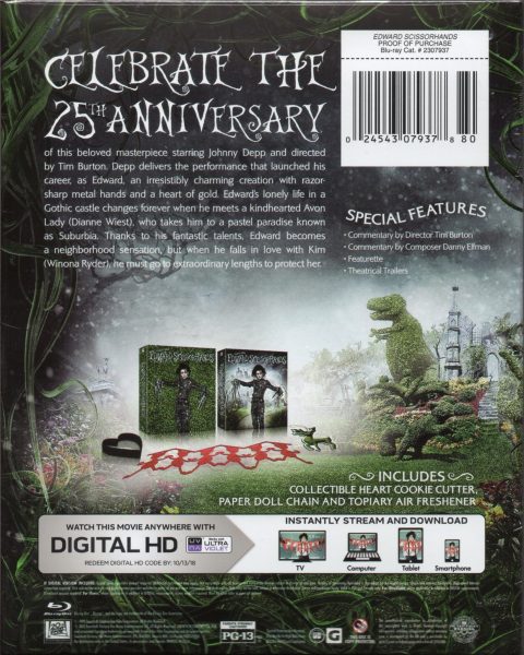 Edward Scissorhands 25th Anniversary Limited Edition (Blu-ray)