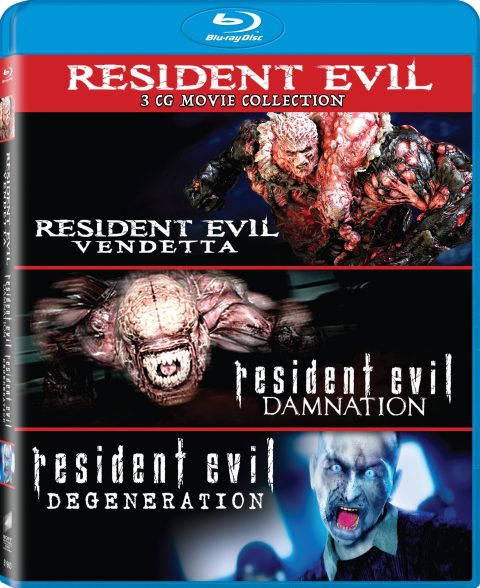 Resident Evil: Degeneration / Resident Evil: Damnation / Resident Evil: Vendetta Blu-Ray