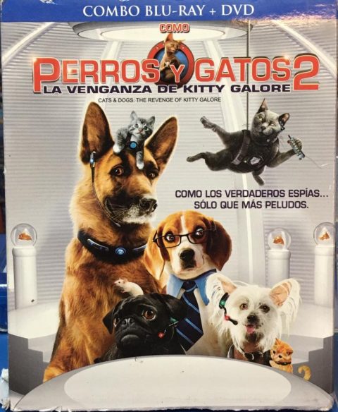 Cats & Dogs: The Revenge of Kitty Galore ( Como Perros y Gatos 2: La Venganza de Kitty Galore) Blu-Ray (Incluye Slipcover)