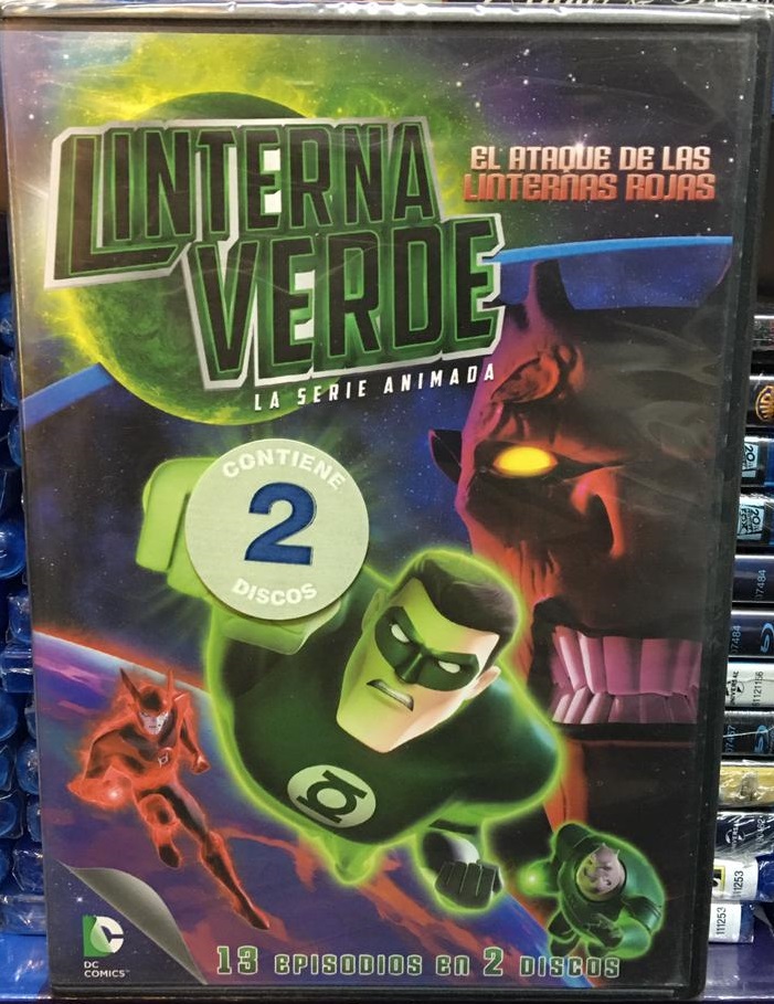 Green Lantern: The Animated Series (Linterna Verde: La Serie Animada. El  Ataque de los Linternas Rojas) DVD – fílmico