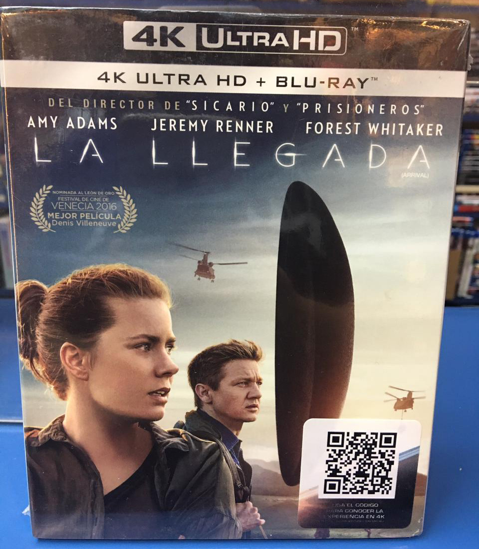 Arrival (La Llegada) UHD4K +Blu-Ray