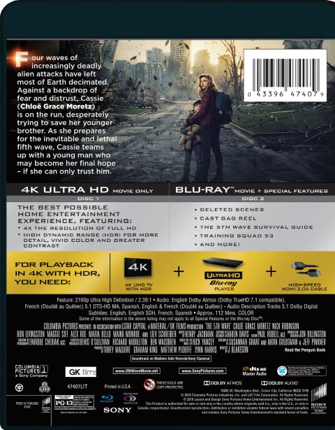 148419_back The 5th Wave UHD4K + Blu-ray