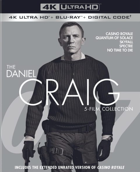 10 James Bond: The Daniel Craig 5-Film Collection UHD4K + Blu-Ray