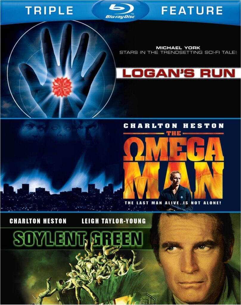 Sci-Fi Triple Feature - The Omega Man / Soylent Green / Logan's Run Blu-Ray