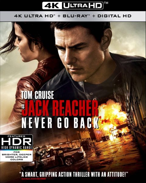Jack Reacher: Never Go Back UHD4K + Blu-Ray