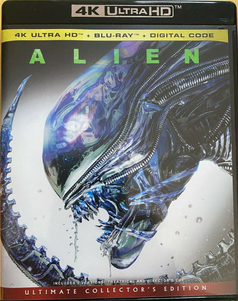 Alien UHD4K + Blu-Ray (40th Anniversary Edition) – fílmico