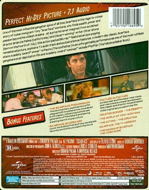 [USADO] Scarface Blu-ray (Steelbook) (Limited Edition)