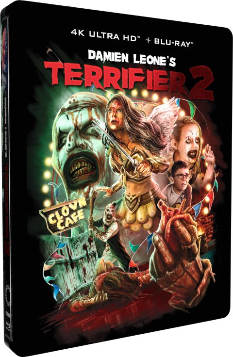 [USADO] Terrifier 2 UHD4K + Blu-Ray (SteelBook) [CAJA DAÑADA]