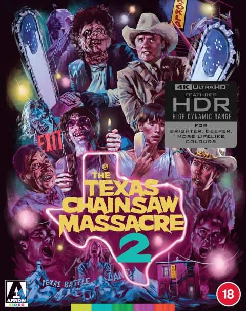 376745_front The Texas Chainsaw Massacre 2 Limited Edition UHD4K Arrow (UK)