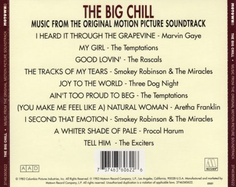 [USADO] The Big Chill - Original Motion Picture Soundtrack Soundtrack CD