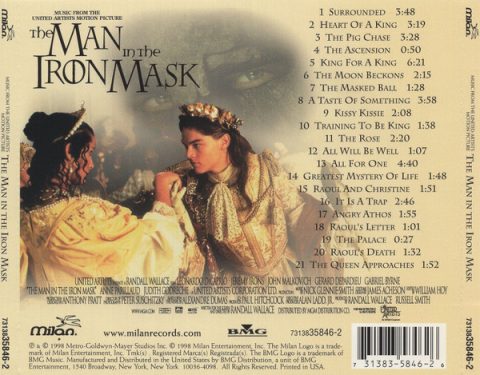 [USADO] The Man In The Iron Mask - Music From The United Artists Motion Picture CD