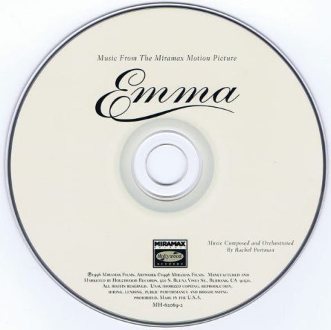 [USADO] Emma - Music From The Miramax Motion Picture CD