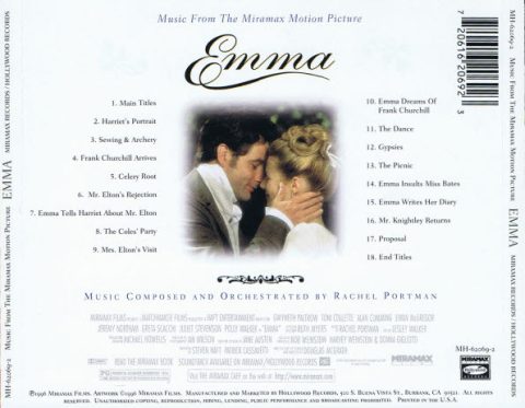 [USADO] Emma - Music From The Miramax Motion Picture CD