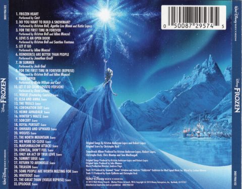 [USADO] Frozen - An Original Walt Disney Records Soundtrack CD