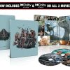 Jurassic World Trilogy (Jurassic World / Jurassic World: Fallen Kingdom / Jurassic World Dominion) UHD4K (Limited Edition Steelbook)