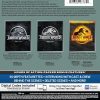 Jurassic World Trilogy (Jurassic World / Jurassic World: Fallen Kingdom / Jurassic World Dominion) UHD4K (Limited Edition Steelbook)