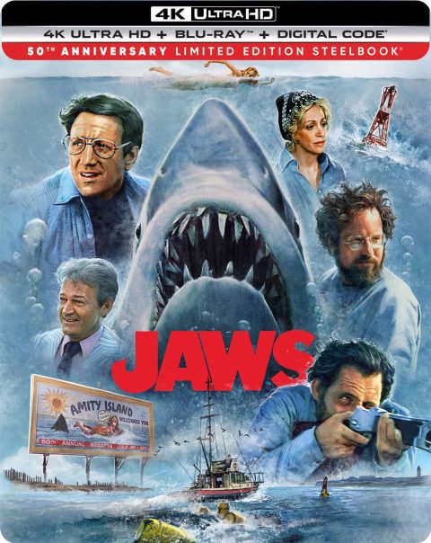 06 Jaws UHD4K + Blu-Ray (50th Anniversary Limited Edition SteelBook)