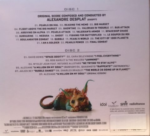 Valerian And The City Of A Thousand Planets - Original Score CD
