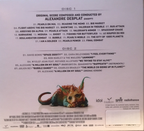 Valerian And The City Of A Thousand Planets - Original Score CD - Imagen 4