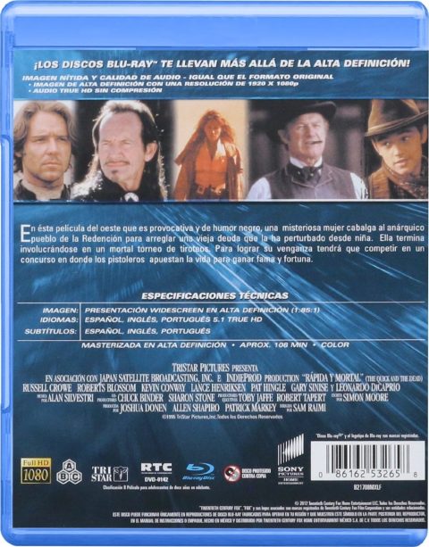 [USADO] The Quick and the Dead (Rápida y Mortal) Blu-Ray
