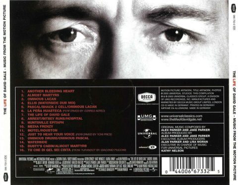 [USADO] The Life Of David Gale - Music From The Motion Picture CD