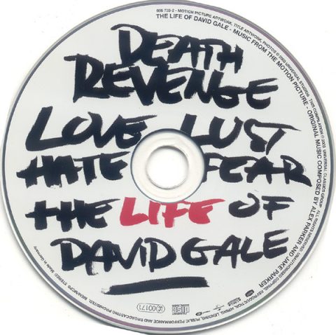 [USADO] The Life Of David Gale - Music From The Motion Picture CD